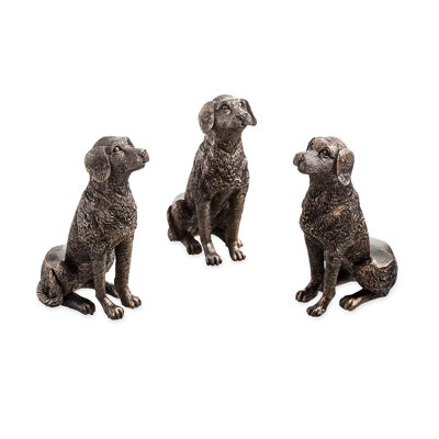 Ensemble de 3 pieds de jardinière Labrador Retriever