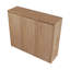 Armoire de salle de bain en bois 12 po, 3 portes à fermeture douce, fixation flottante-118005210