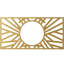 H 16 po x l 8 po x P 5 7/8 po x P 1/2 po médaillon de plafond en PVC de qualité architecturale, or-40715036-40716858
