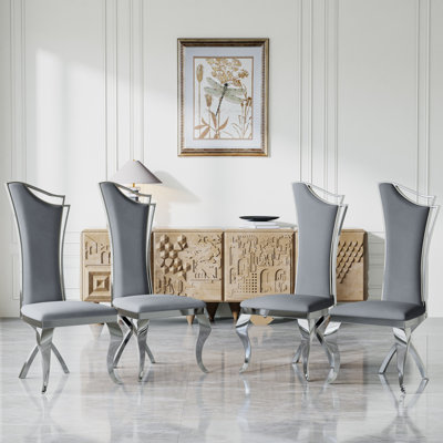 Solid Back Side Chair Dining Chair
