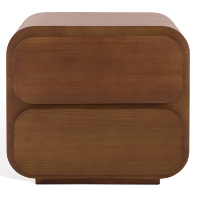 Herald 2 Drawer Wood Nightstand