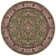 Zabul Tufted Green/Red/Cream Rug