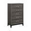 Ensemble de chambre à coucher à panneaux 5 pièces Trixy-493580959