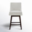 Tabouret de comptoir pivotant rembourré Zahara-101687102