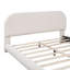Lit plateforme tapissier, structure solide et design élégant en forme de courbe-483917231-483917226