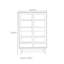Buffet haut de gamme en bois massif