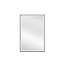 Armoire murale à DEL encastrée ou en surface 30 po H avec miroir et tablettes réglables, cadre noir-1673002028-1673002030