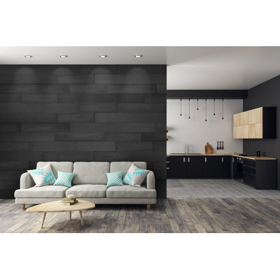Decorative Solid Wood Wall Panel with Adhesive 3M Tape - 95 sq. ft. 