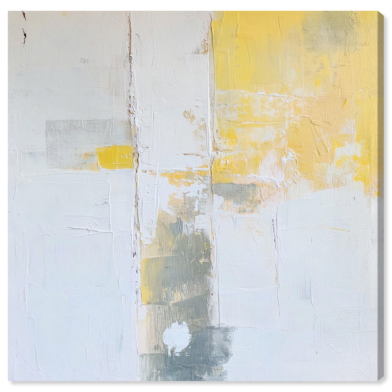 «Sunshine Ruins I Canvas Minimal Abstracts» par Art Remedy, H 30 po x l 30 po x P 1,5 po, Toile tendue