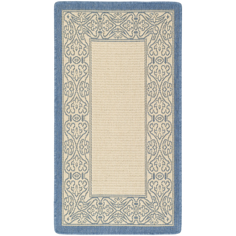 Herefordshire Performance Solid Color Indoor/Outdoor Area Rug, Rectangle 2'7" x 5'