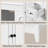  Modern Single Bathroom Vanity with Sink 