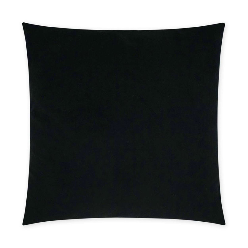 Posh Duo Pillow Cover & Insert, Black, Square 22"