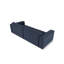 220cm Wide Wood Patio Sofa with Cushions-86476351