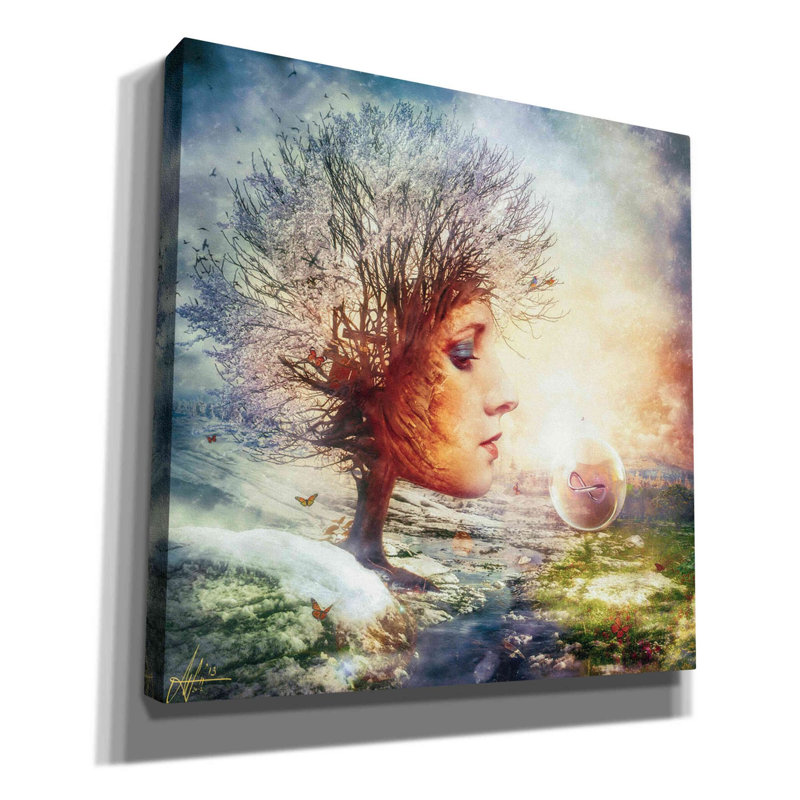 «Treasure» par Mario Sanchez Nevado, reproduction d'art graphique sur toile, H 26 po x l 26 po