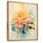 Toile avec cadre flottant or