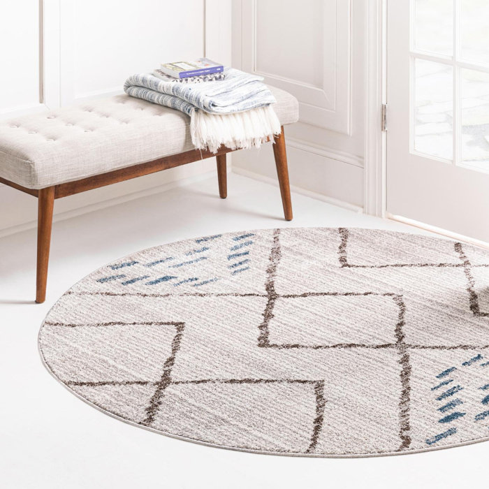 Steelside™ Rudy Performance Ivory Rug & Reviews | Wayfair