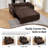 55.2" Sleeper Couch Corduroy Pull Out Sofa Bed-22024189