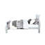 Très grand lit d'appoint Platinum Largeur, hauteur 47, matériau synthétique intemporel en platine, bois, à 10 du plancher-1874198162-1874198173