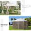 Milanna 1.1m x 1.1m Steel BBQ Gazebo
