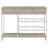 Landeros 2-Drawer Home Bar Storage With Wine Rack Grey