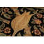 Tapis oriental brun / vert en laine 9 pi 2 po x 12 pi 4 po Aaru