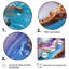 Opulent Agate Azure Dreams Glam - ensemble de reproductions d'art mural en marbre-1409249493-1409249494