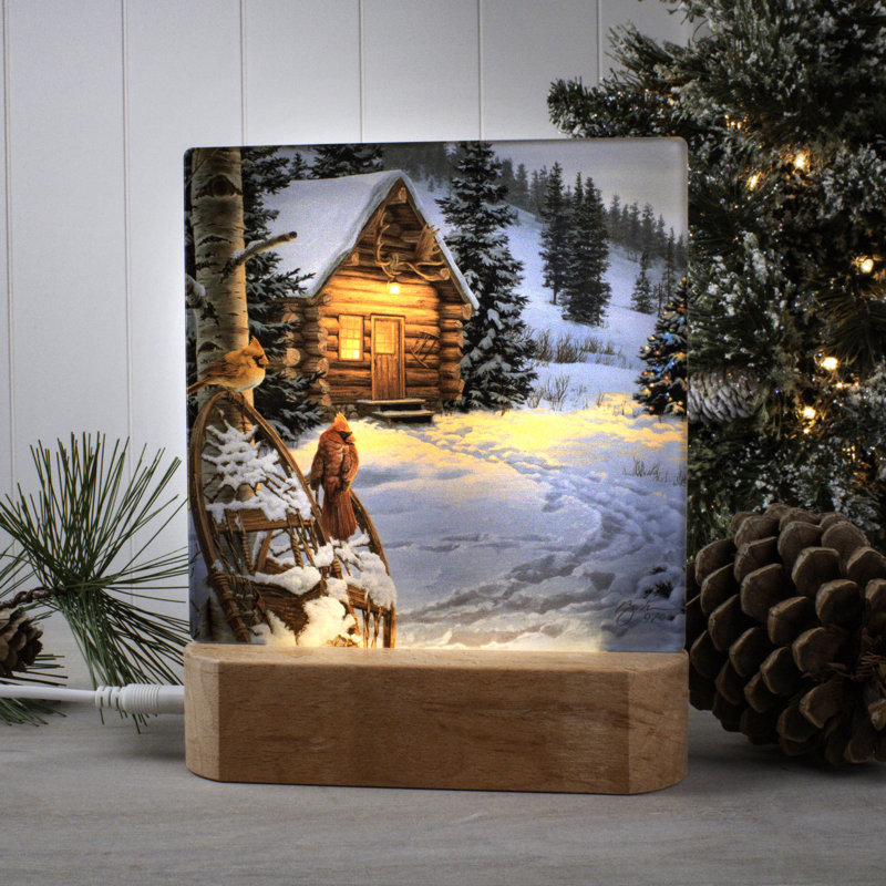 Veilleuse couleurs d'hiver
