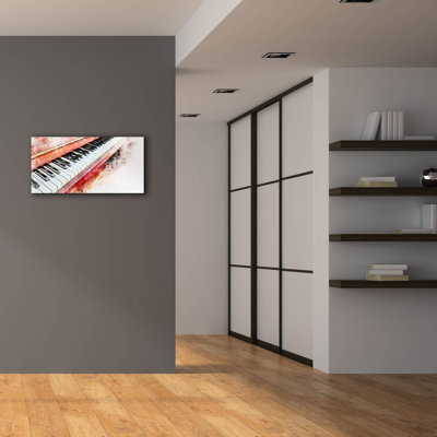 'Red Piano' by Epic Portfolio, Canvas Wall Art