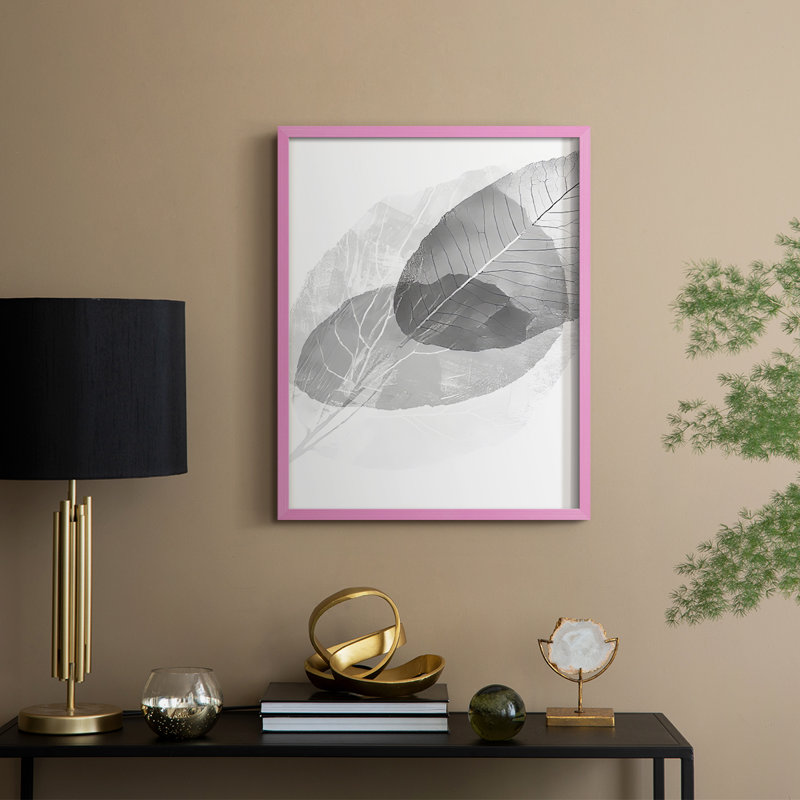 Imprimé floral Floral XLII - prêt à être accroché , H 10 po x l 8 po, Rose