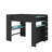 Full Size Wood Bunk Bed With Desk,Wardrobe,Ample Storage Space And RGB Light-2110495468