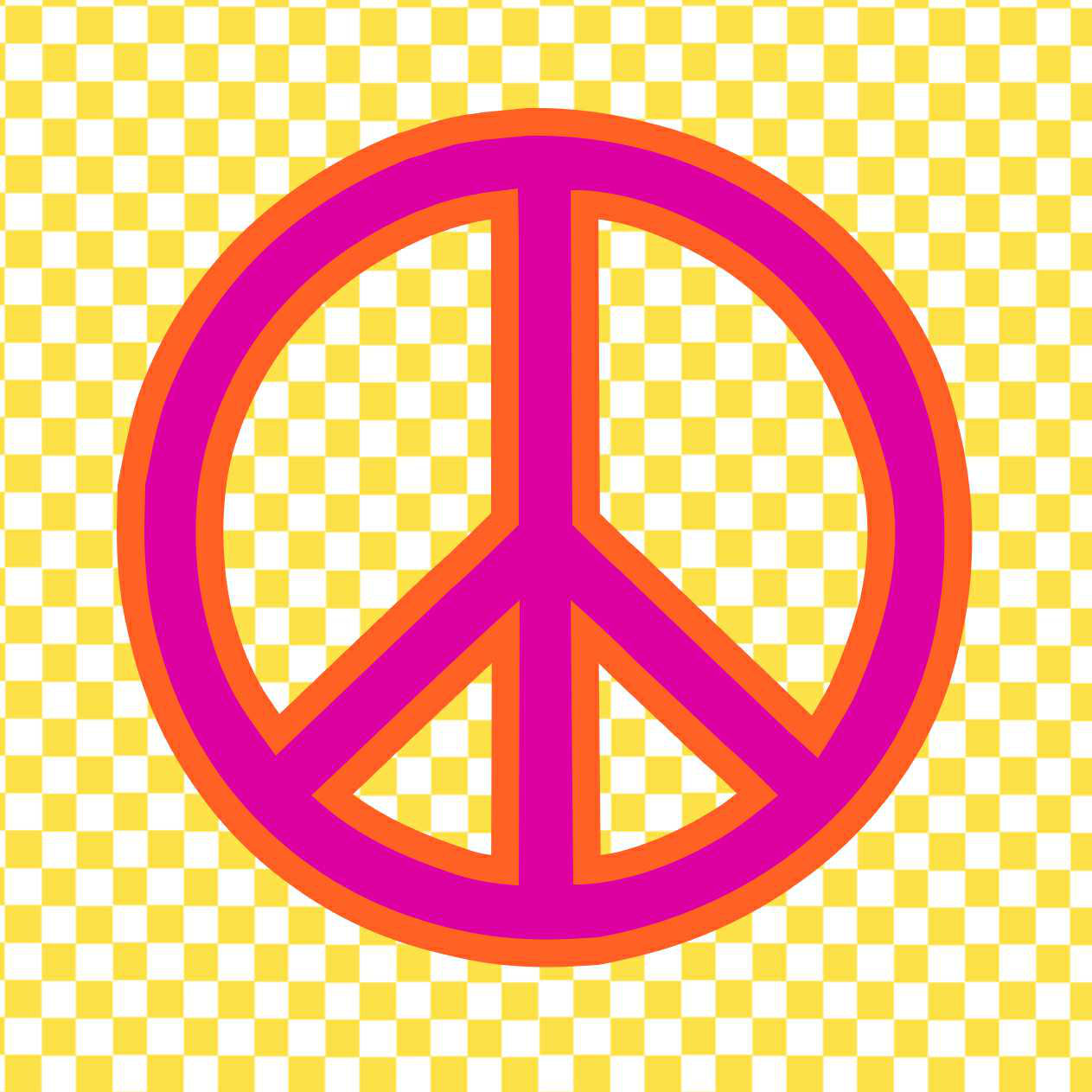 Wrapped Peace Sign Ebern Designs Peace - Wrapped Canvas Print | Wayfair