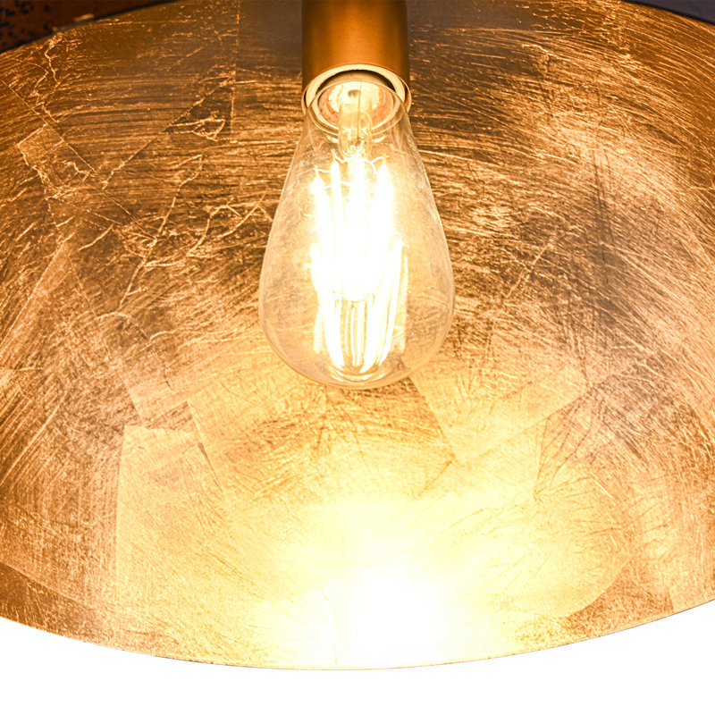 Luminaire suspendu simple 1 lumière, H 86,6 po x l 15 po