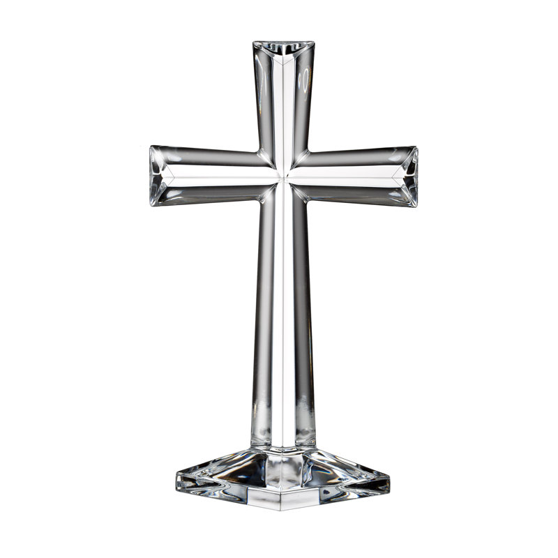 Sculpture de croix debout Marquis by Waterford Spirituality de 25 cm