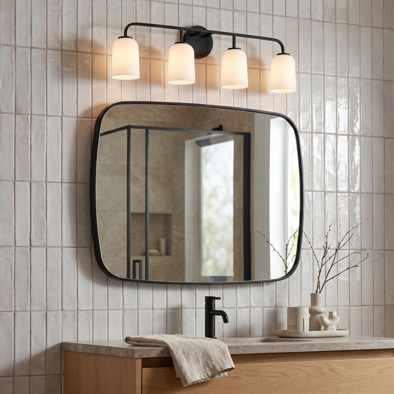 Newport 4-Light Dimmable Vanity Light , Matte Black