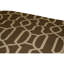 Flatweave Wool Geometric Area Rug in Espresso