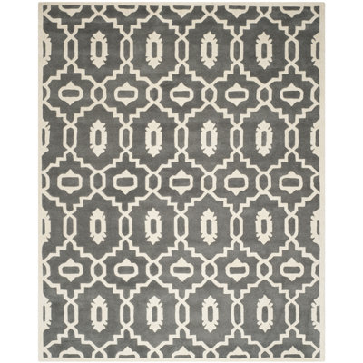 Carolene Hand Tufted Wool Geometric Rug