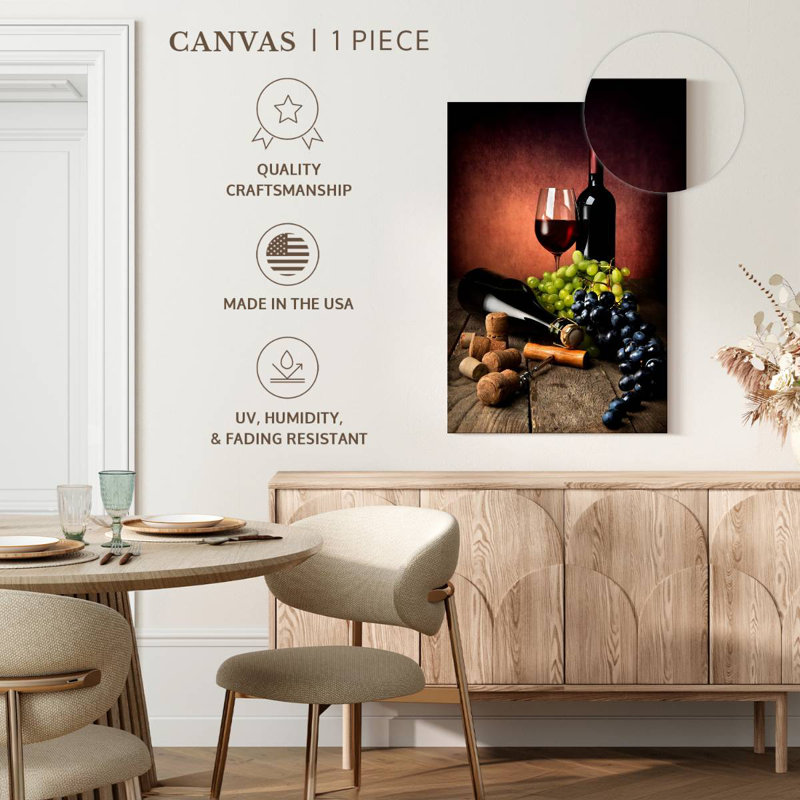 Yarlin Exquisite Red Wine, 24" H x 16" W