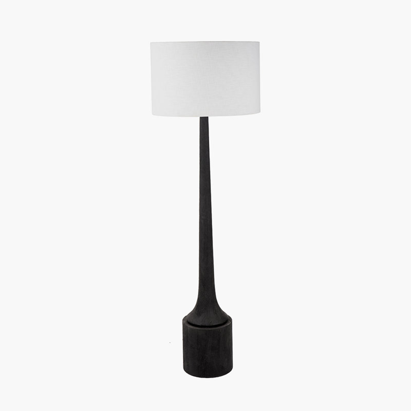 159cm Matte Traditional Floor Lamp, White