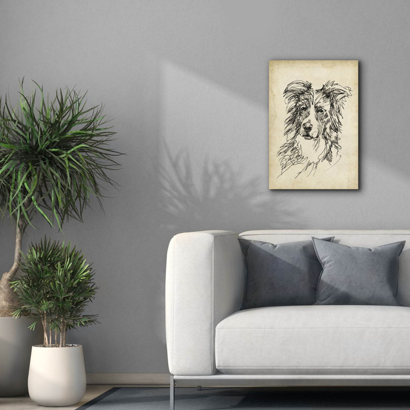 «Breed Study 5» par Ethan Harper, H 26 po x l 18 po x P 0,75 po