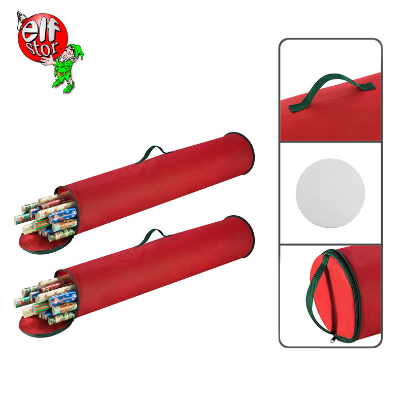 Gift Wrap Storage, Red