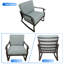 Chaise de patio avec coussins Cahanding