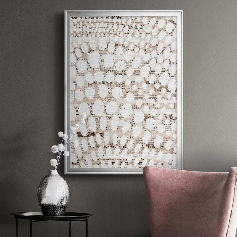 Motif rétro II, reproduction encadrée de qualité supérieure - prête à être accrochée, H 30,5 po x l 22,5 po x P 1 po