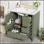 Meuble-lavabo moderne avec rangement spacieux et fonctionnalité de fermeture en douceur-1151108883