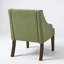 Fauteuil d'appoint rembourré l 24 po avec pieds en bois massif MCM-1372187839