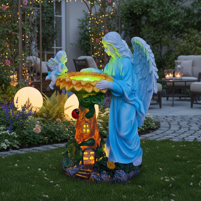 Angels & Cherubs Weather Resistant Resin Garden Statue