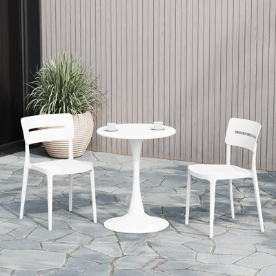 2-Person Outdoor Round Dining Set