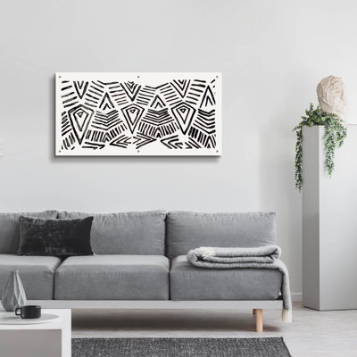  «Tribal Panel» par Stellar Design Studio, art mural en verre acrylique