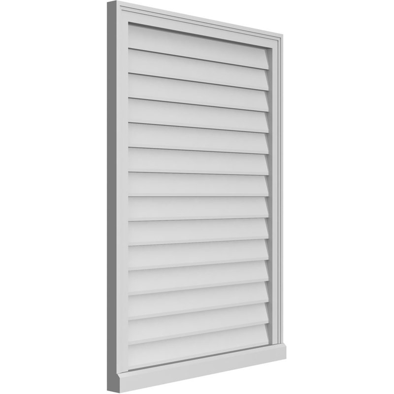 Cadre de seuil Brickmould, brun clair apprêté, H 42 po x l 30 po x P 2 po