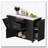 Rolling Kitchen Island with Storage Tilt Trash Can Cabinet and Pull Out Cabinet Organizer-1372196353