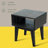 Acacia Jhasir Solid Wood Nightstand, Mid Century Modern Side Table Bedroom with Storage-395159801